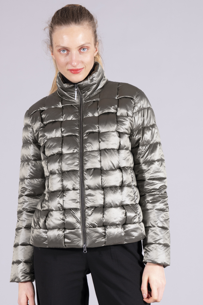 Flechtjacke Two-Tone light recycled